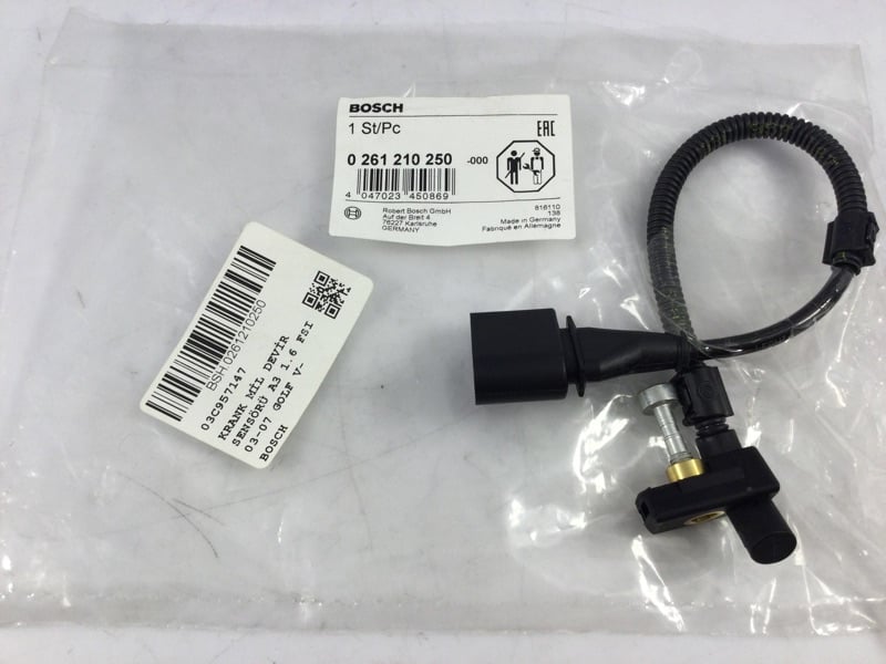 BOSCH 0261210250 Krank Devir Sensörü 03C957147 uygun fiyat hızlı kargo