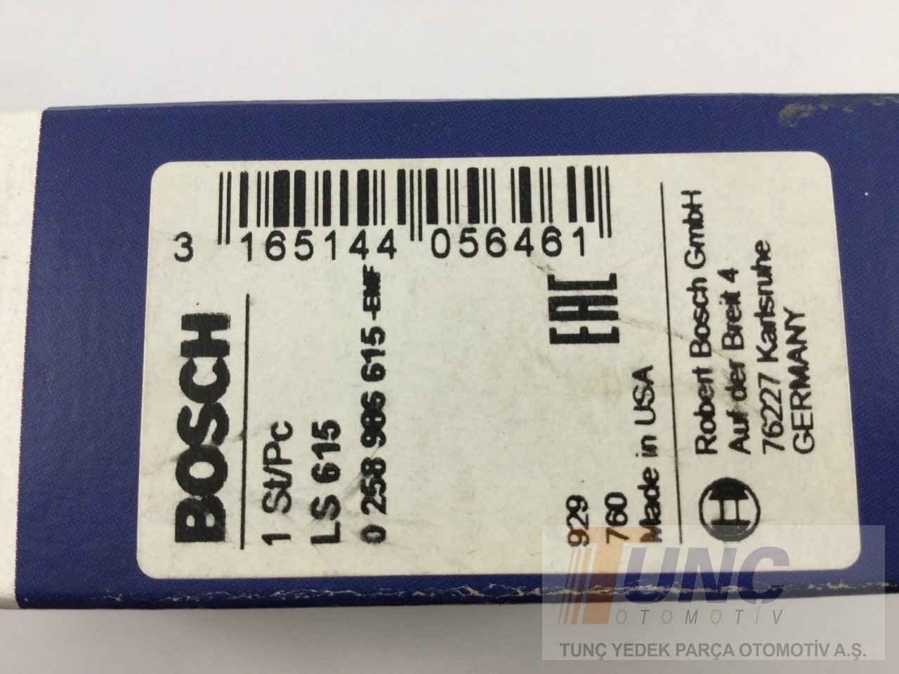 BOSCH 0 258 986 615 Oksijen Sensörü Lambda Sensörü 058906265C uygun fiyat hızlı kargo