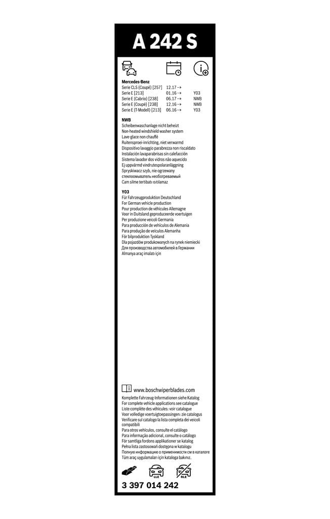 BOSCH 3 397 014 242 Silecek 2138205701 uygun fiyat hızlı kargo