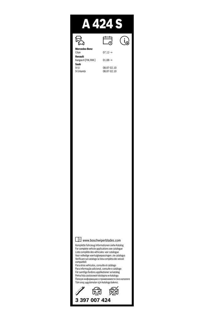 BOSCH 3 397 007 424 Silecek 7701068753 uygun fiyat hızlı kargo