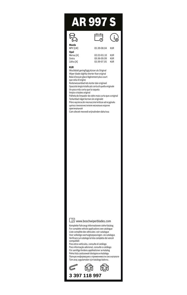 BOSCH 3 397 118 997 Silecek XXX uygun fiyat hızlı kargo