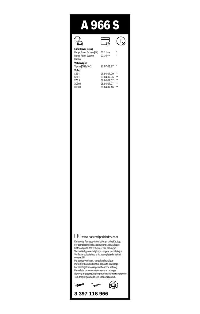 BOSCH 3 397 118 966 Silecek 8T1955425A uygun fiyat hızlı kargo