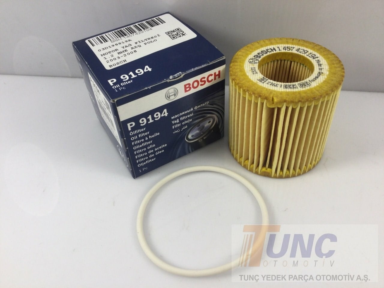 BOSCH 1 457 429 194 Yağ Filtresi 03D198819A uygun fiyat hızlı kargo