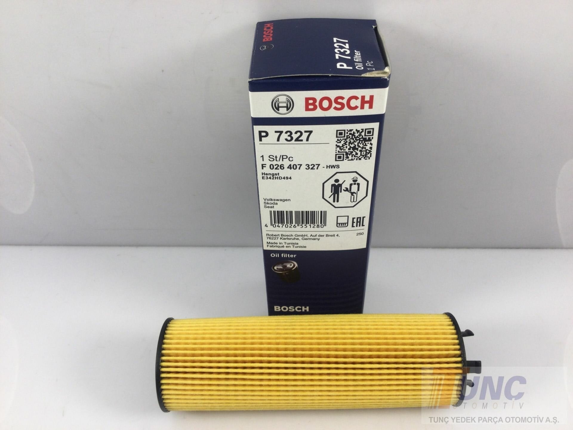 BOSCH F 026 407 327 Yağ Filtresi 05L115562A uygun fiyat hızlı kargo