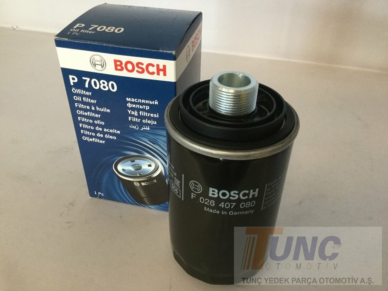 BOSCH F 026 407 080 Yağ Filtresi 06J115403Q uygun fiyat hızlı kargo