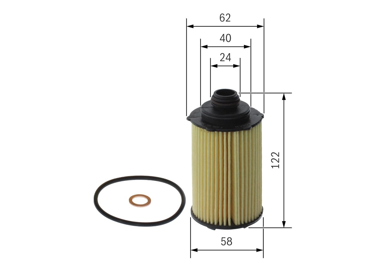 BOSCH F 026 407 348 Yağ Filtresi 6731803009 uygun fiyat hızlı kargo