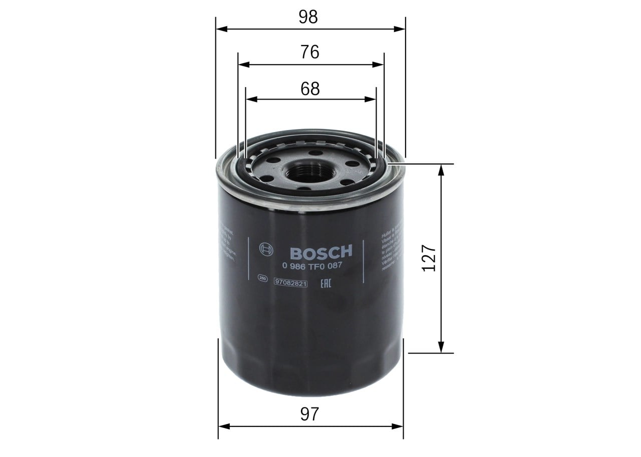 BOSCH 0 986 TF0 087 Yağ Filtresi 0VS0114302 uygun fiyat hızlı kargo