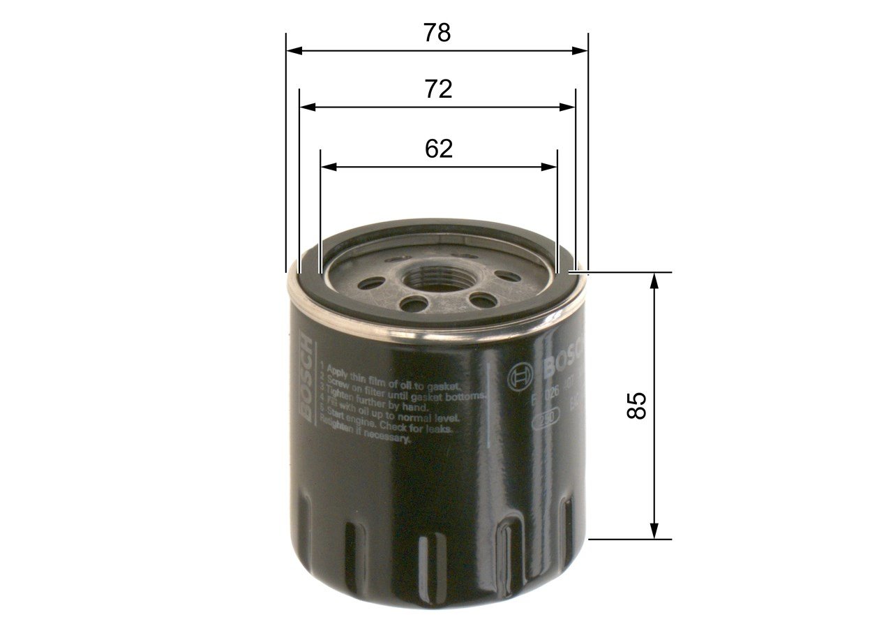 BOSCH F 026 407 300 Yağ Filtresi 55242758 uygun fiyat hızlı kargo