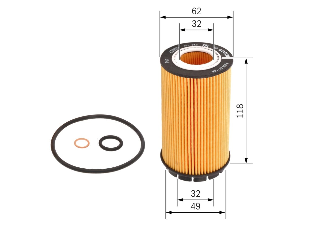 BOSCH F 026 407 069 Yağ Filtresi 05069083AA uygun fiyat hızlı kargo