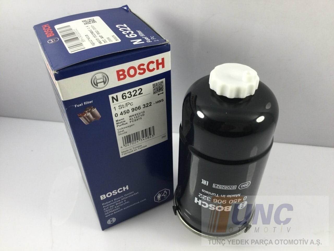 BOSCH 0 450 906 322 Yakıt Filtresi 6Q0127401B uygun fiyat hızlı kargo