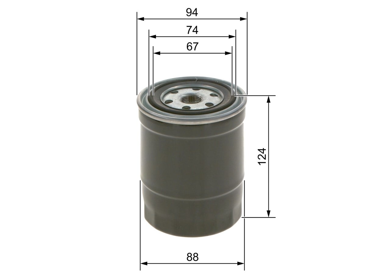 BOSCH 0 986 4B2 018 Yakıt Filtresi 1640502N10 uygun fiyat hızlı kargo