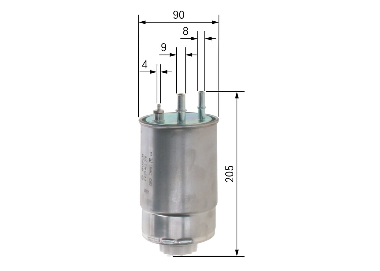 BOSCH F 026 402 076 Yakıt Filtresi 1606384980 uygun fiyat hızlı kargo
