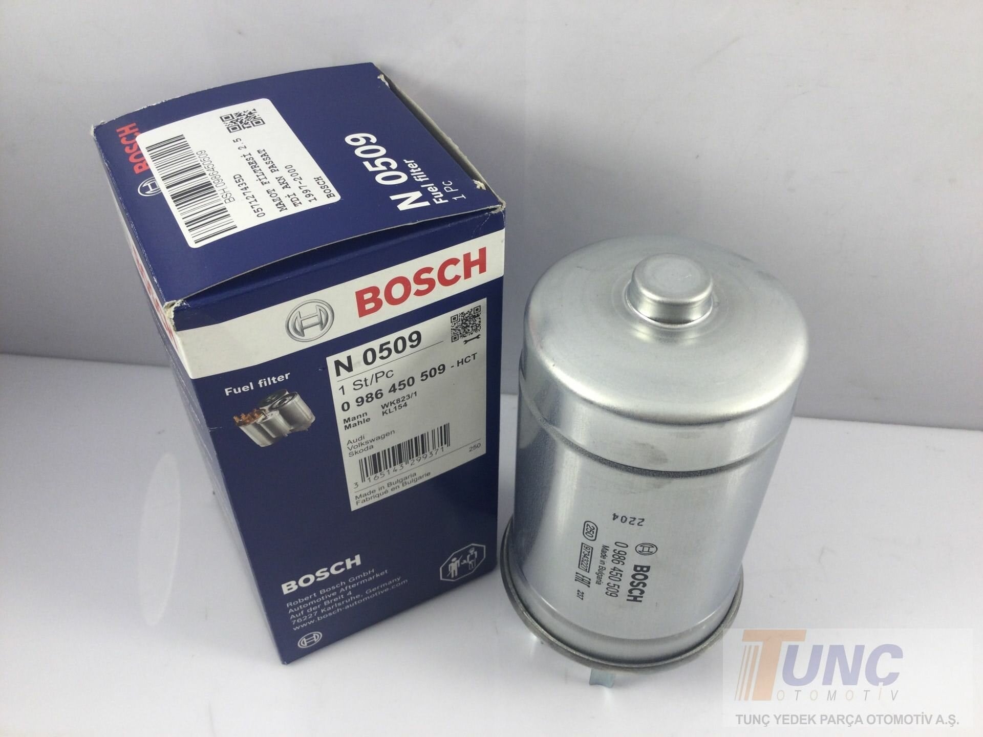 BOSCH 0 986 450 509 Yakıt Filtresi 057127435D uygun fiyat hızlı kargo