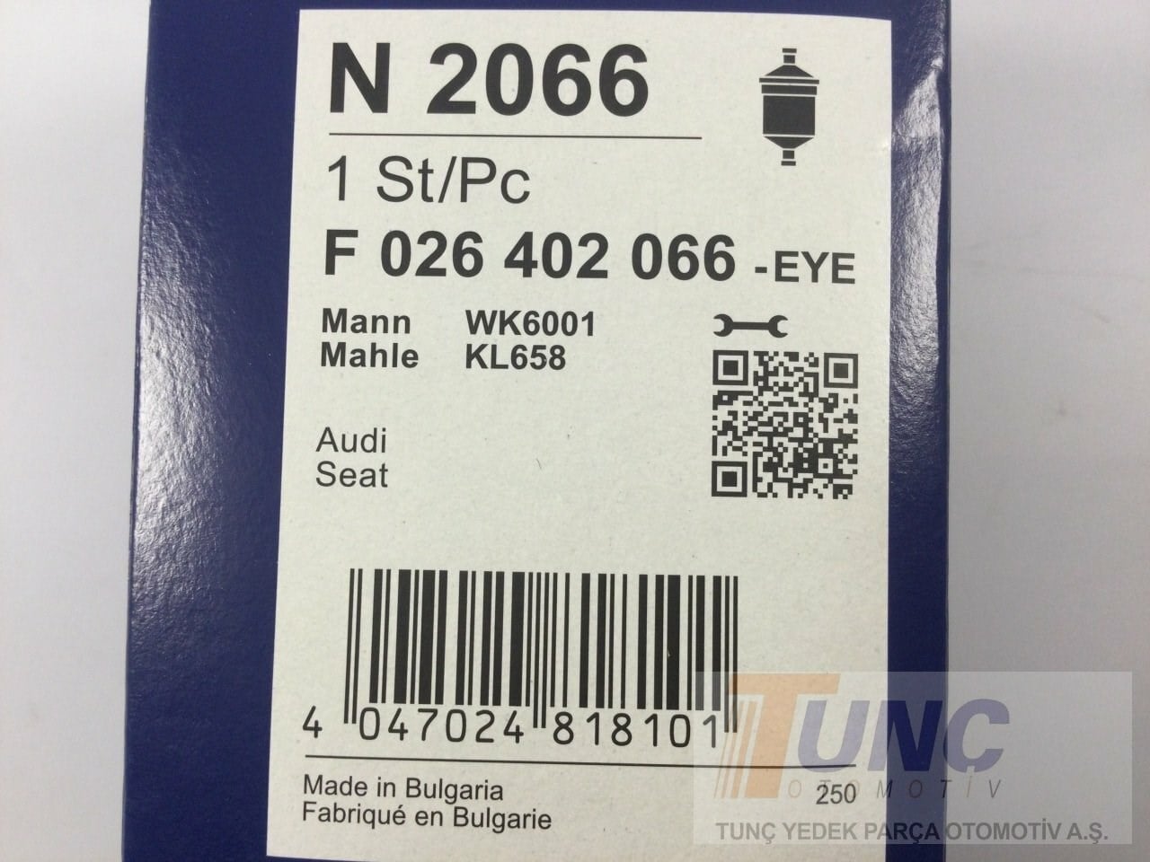 BOSCH F 026 402 066 Yakıt Filtresi 4F0127401F uygun fiyat hızlı kargo