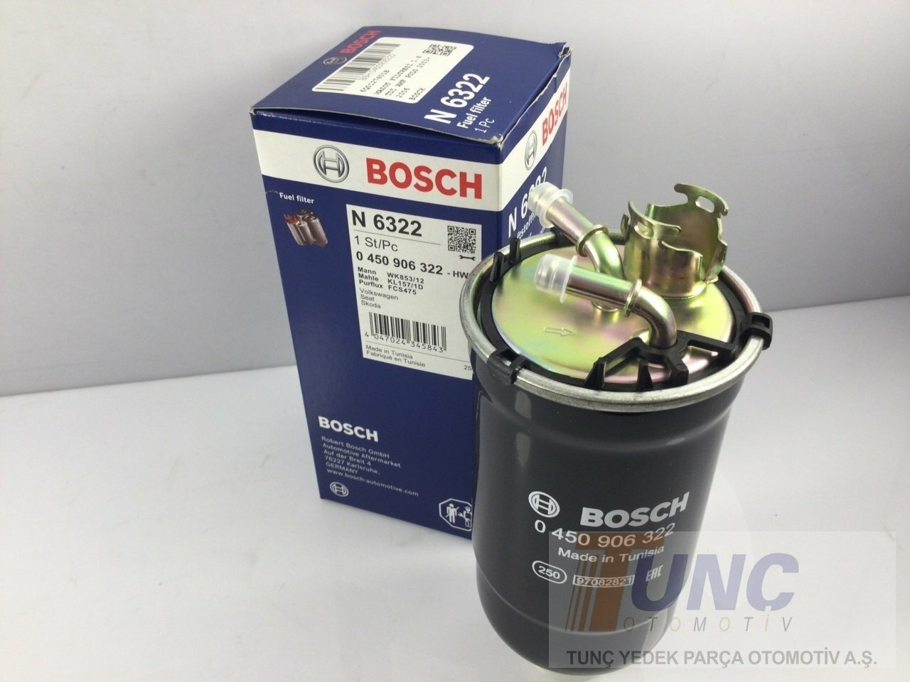 BOSCH 0 450 906 322 Yakıt Filtresi 6Q0127401B uygun fiyat hızlı kargo