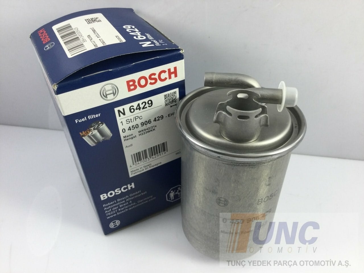 BOSCH 0 450 906 429 Yakıt Filtresi 8E0127435A uygun fiyat hızlı kargo