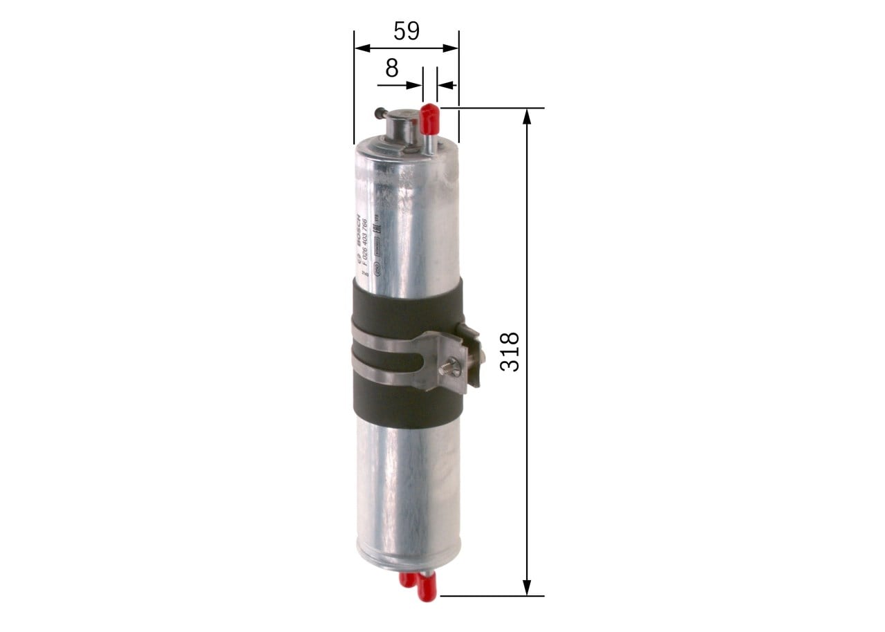 BOSCH F 026 403 766 Yakıt Filtresi 16126750475 uygun fiyat hızlı kargo
