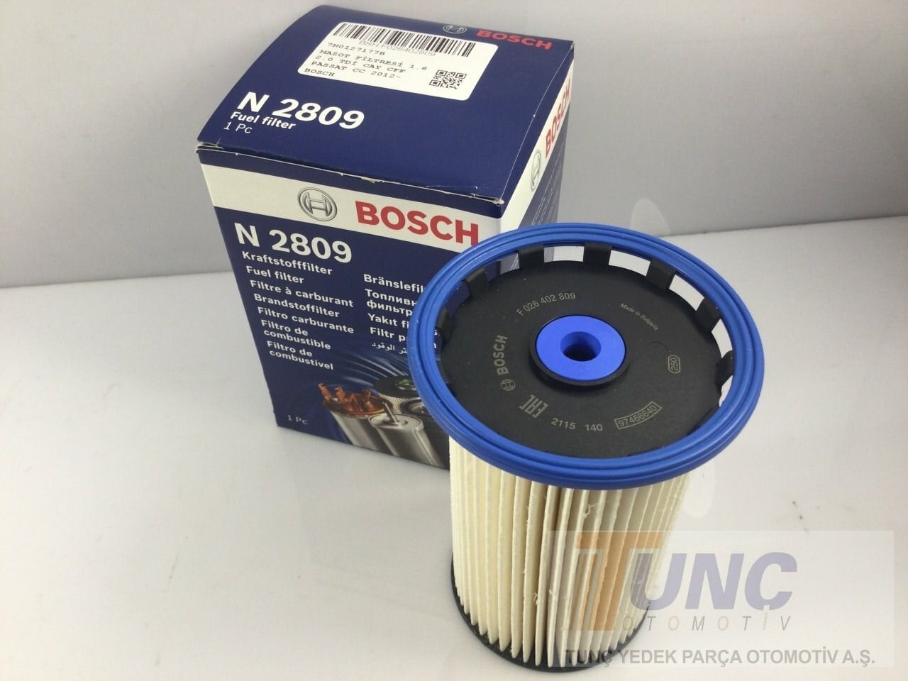 BOSCH F 026 402 809 Yakıt Filtresi 7N0127177B uygun fiyat hızlı kargo