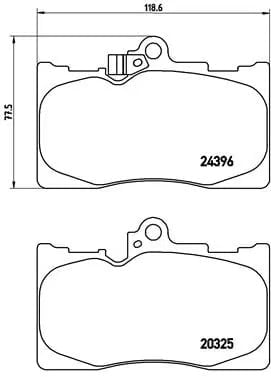 BREMBO P83072 Fren Balatası 0446503410 uygun fiyat hızlı kargo
