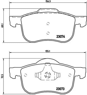 BREMBO P86016 Fren Balatası 272401 uygun fiyat hızlı kargo