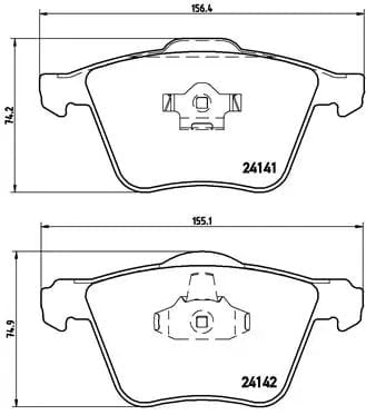 BREMBO P86018 Fren Balatası 274331 uygun fiyat hızlı kargo