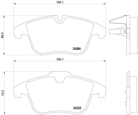 BREMBO P61106X Fren Balatası 1609253180 uygun fiyat hızlı kargo