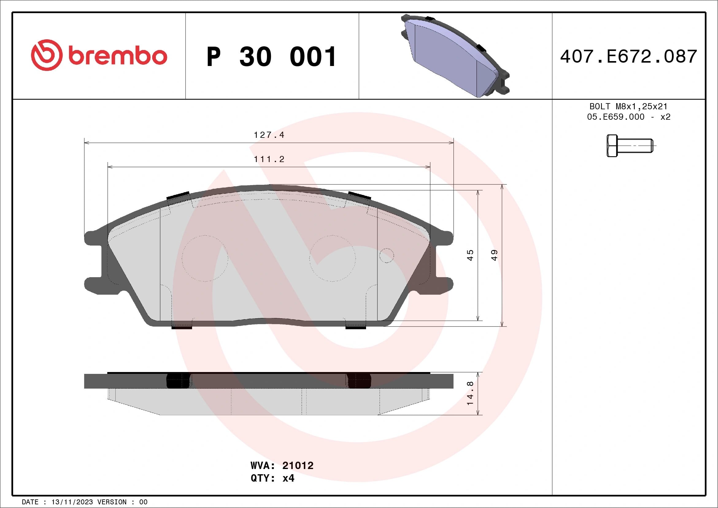 BREMBO P30001 Fren Balatası 5810132300 uygun fiyat hızlı kargo