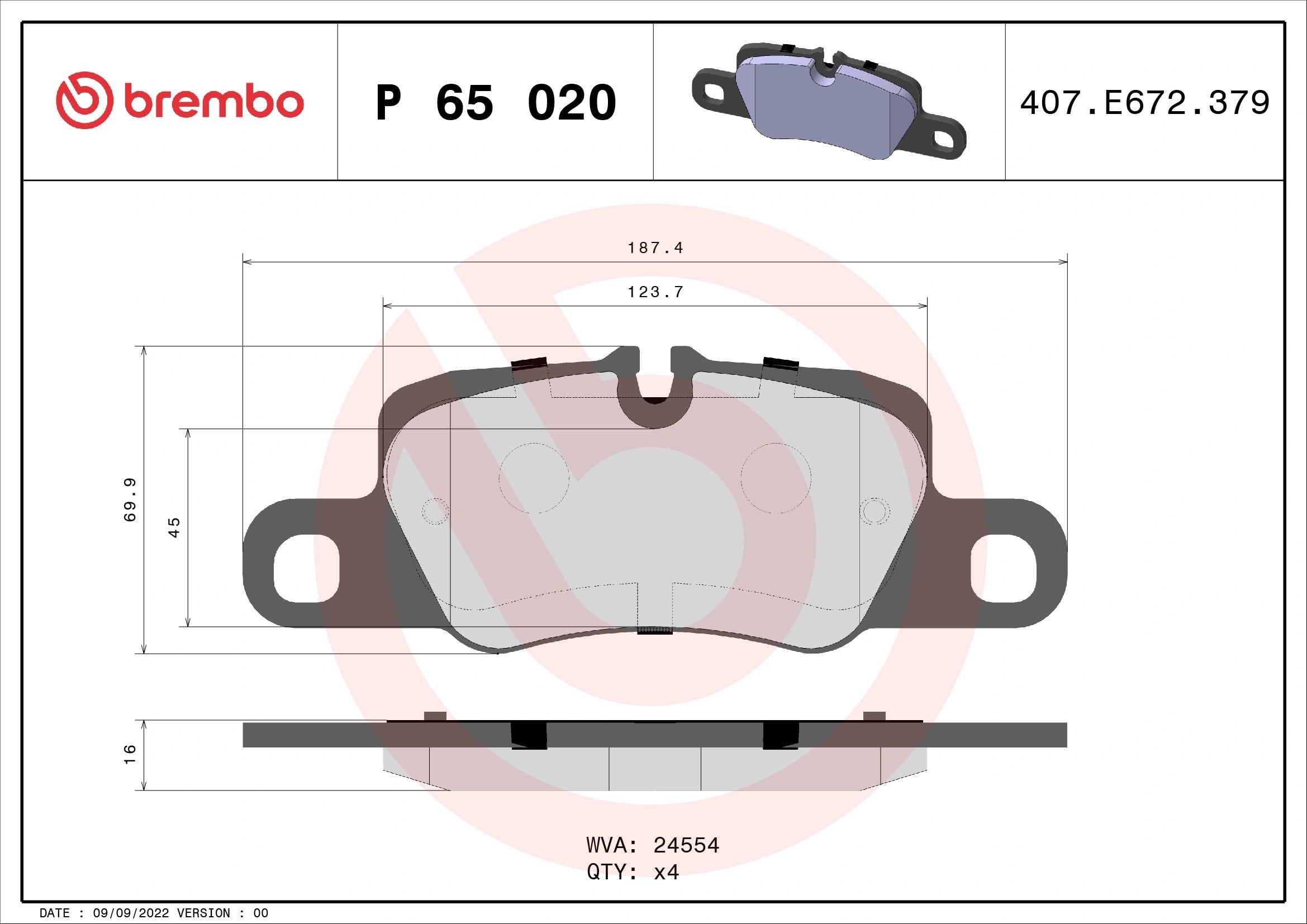 BREMBO P 65 020 Fren Balatası 97035194905 uygun fiyat hızlı kargo