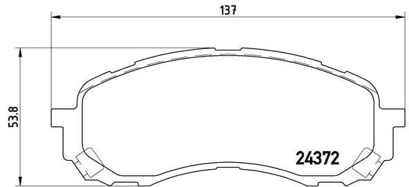 BREMBO P78015 Fren Balatası 26296AE150 uygun fiyat hızlı kargo