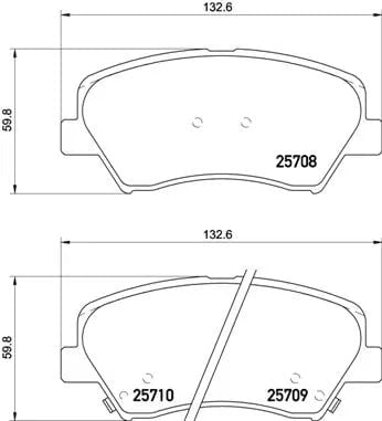 BREMBO P 30 073 Fren Balatası 581011SA30 uygun fiyat hızlı kargo
