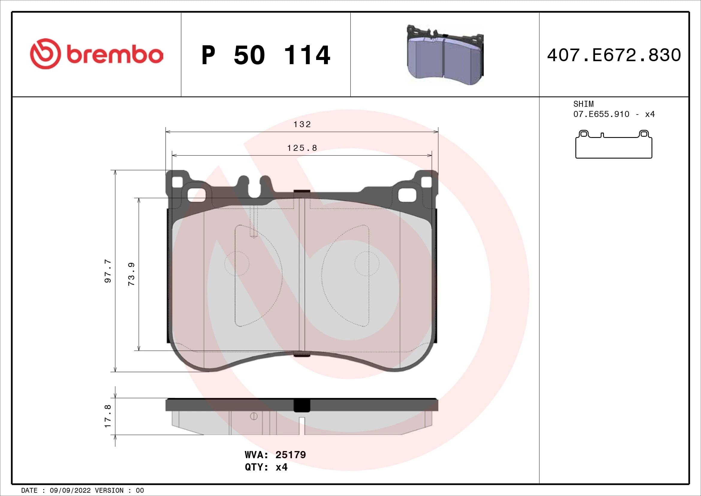 BREMBO P 50 114 Fren Balatası 0004201006 uygun fiyat hızlı kargo