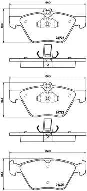 BREMBO P 50 075 Fren Balatası 0044200720 uygun fiyat hızlı kargo