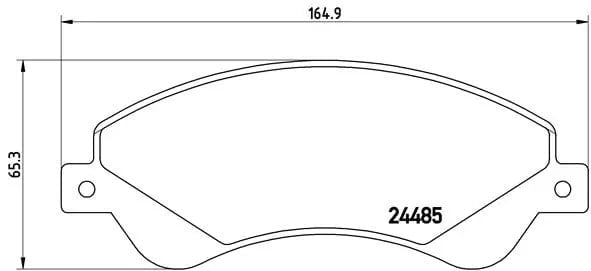 BREMBO P24065 Fren Balatası 1371403 uygun fiyat hızlı kargo