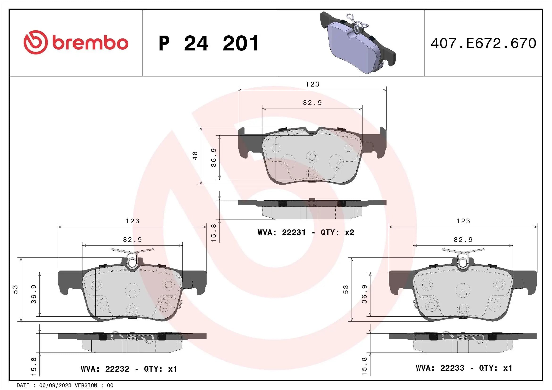 BREMBO P24201 Fren Balatası 5181858 uygun fiyat hızlı kargo