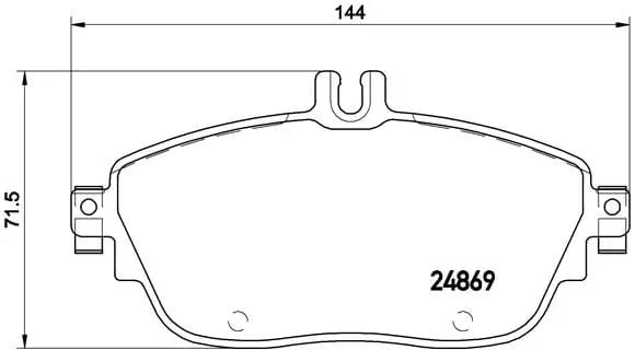 BREMBO P50093 Fren Balatası A0084200620 uygun fiyat hızlı kargo