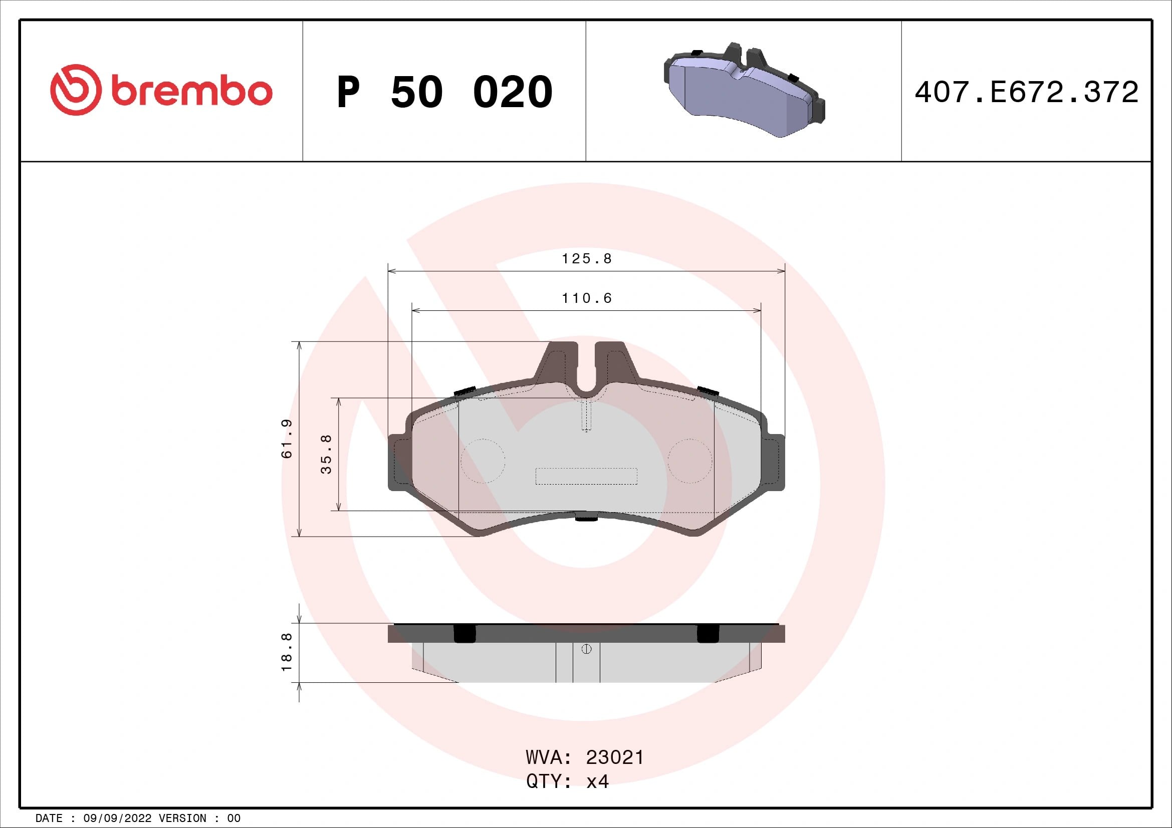 BREMBO P 50 020 Fren Balatası 2D0698451B uygun fiyat hızlı kargo