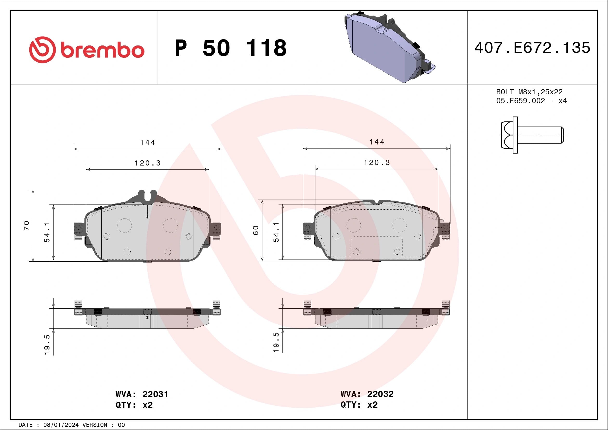 BREMBO P 50 118 Fren Balatası 0004208700 uygun fiyat hızlı kargo