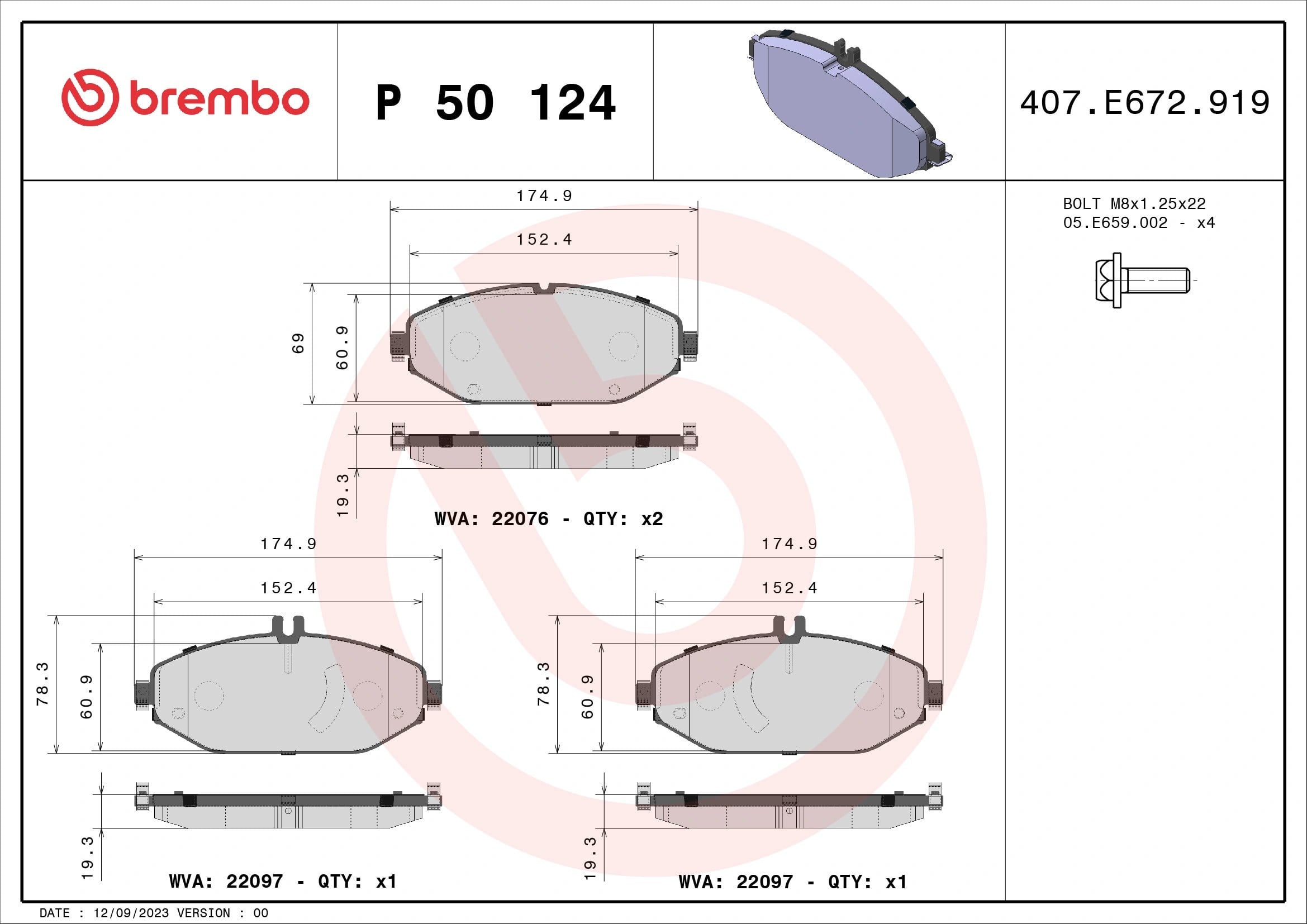 BREMBO P 50 124 Fren Balatası 0004209103 uygun fiyat hızlı kargo