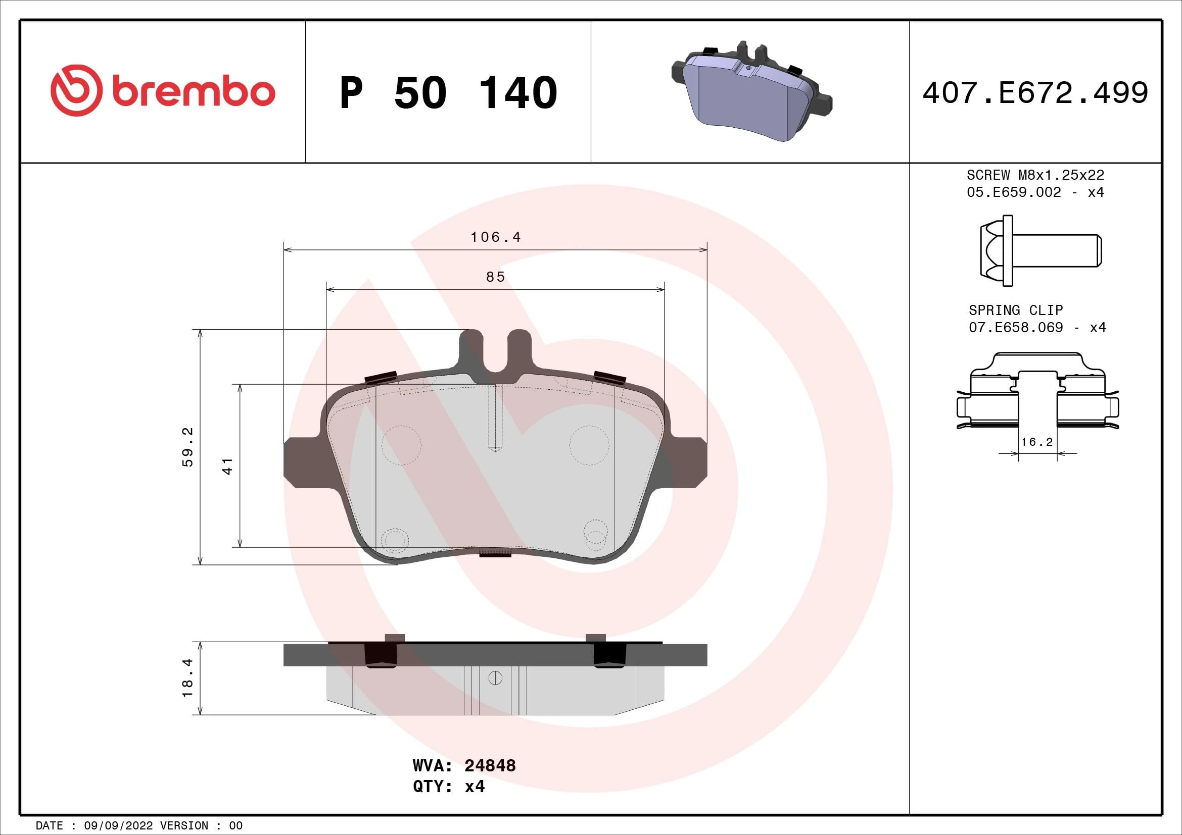 BREMBO P 50 140 Fren Balatası 0064208020 uygun fiyat hızlı kargo
