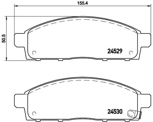 BREMBO P54038 Fren Balatası 0006000609714 uygun fiyat hızlı kargo