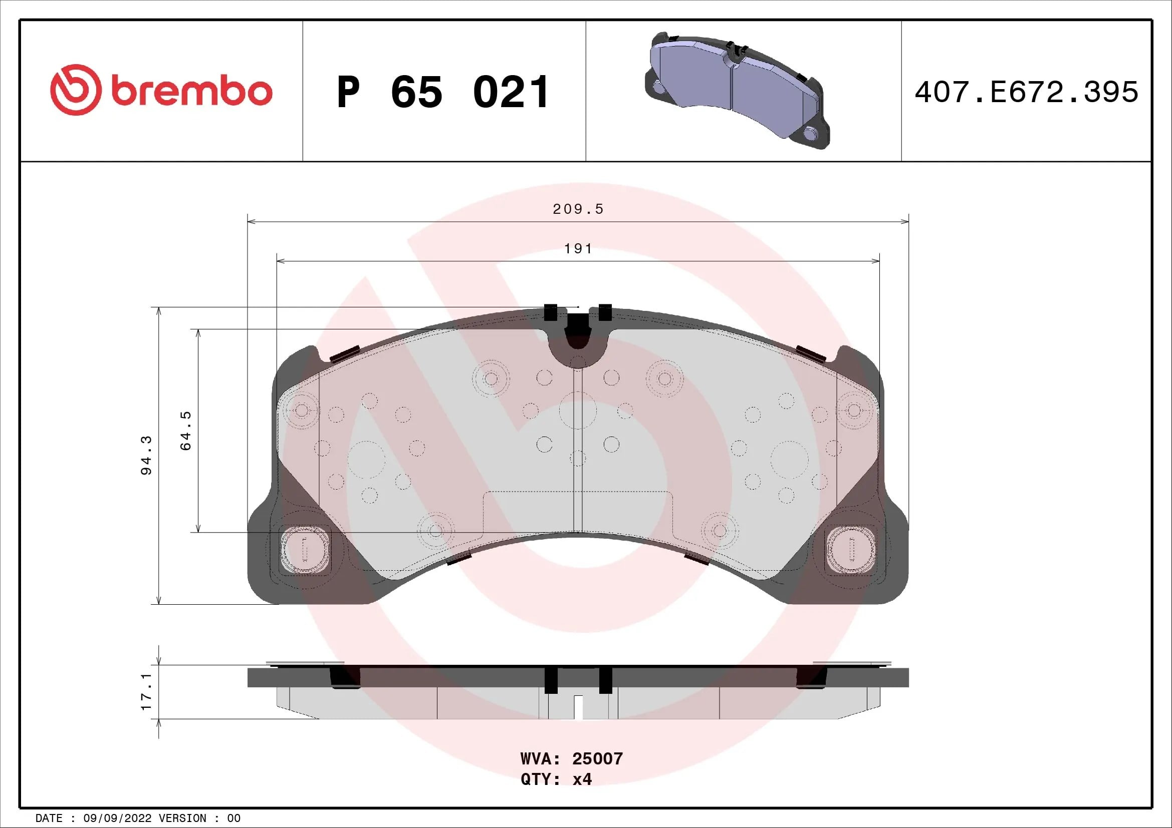 BREMBO P 65 021 Fren Balatası 7P0698151 uygun fiyat hızlı kargo