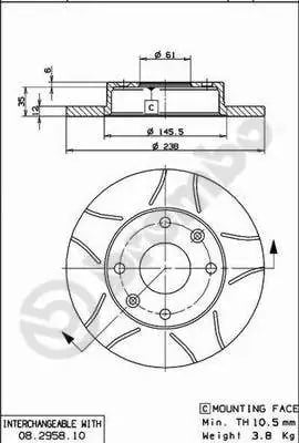 BREMBO 08295875 Fren Diski 2677509716 uygun fiyat hızlı kargo