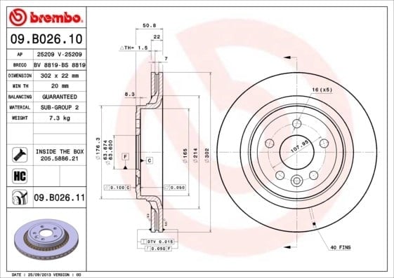 BREMBO 09 B026 11 Fren Diski 31277357 uygun fiyat hızlı kargo