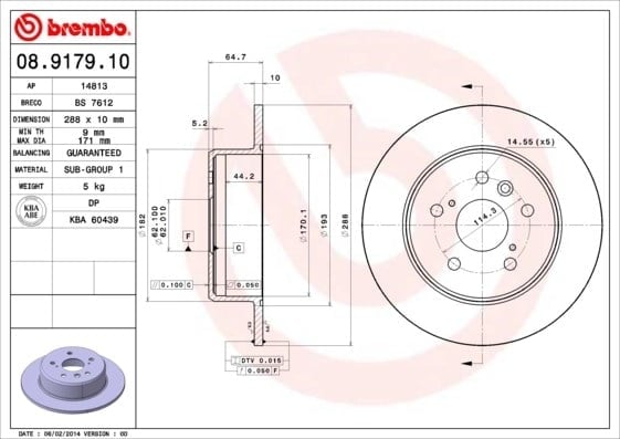 BREMBO 08917910 Fren Diski 4243106030 uygun fiyat hızlı kargo
