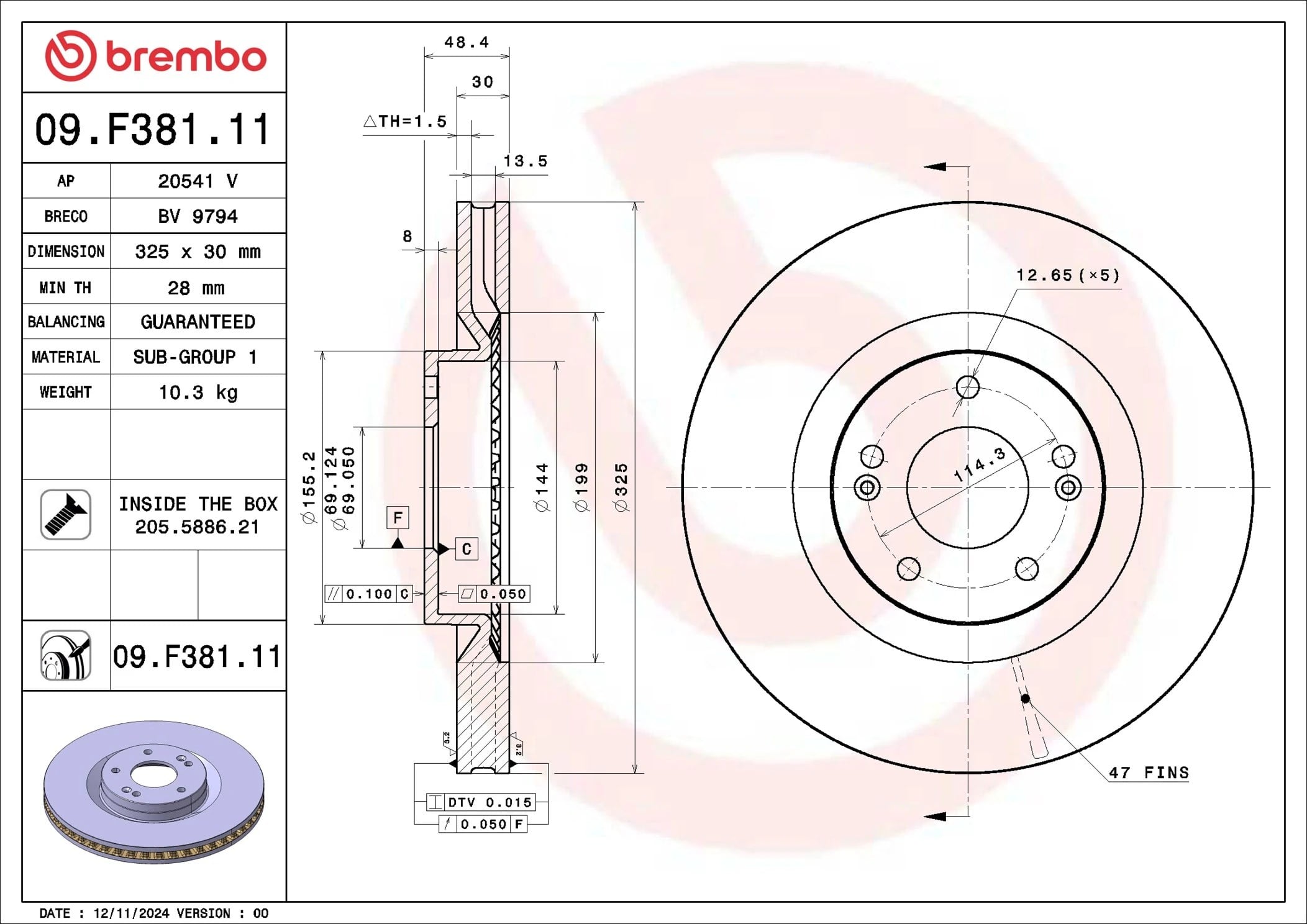 BREMBO 09F38111 Fren Diski 51712P2700 uygun fiyat hızlı kargo