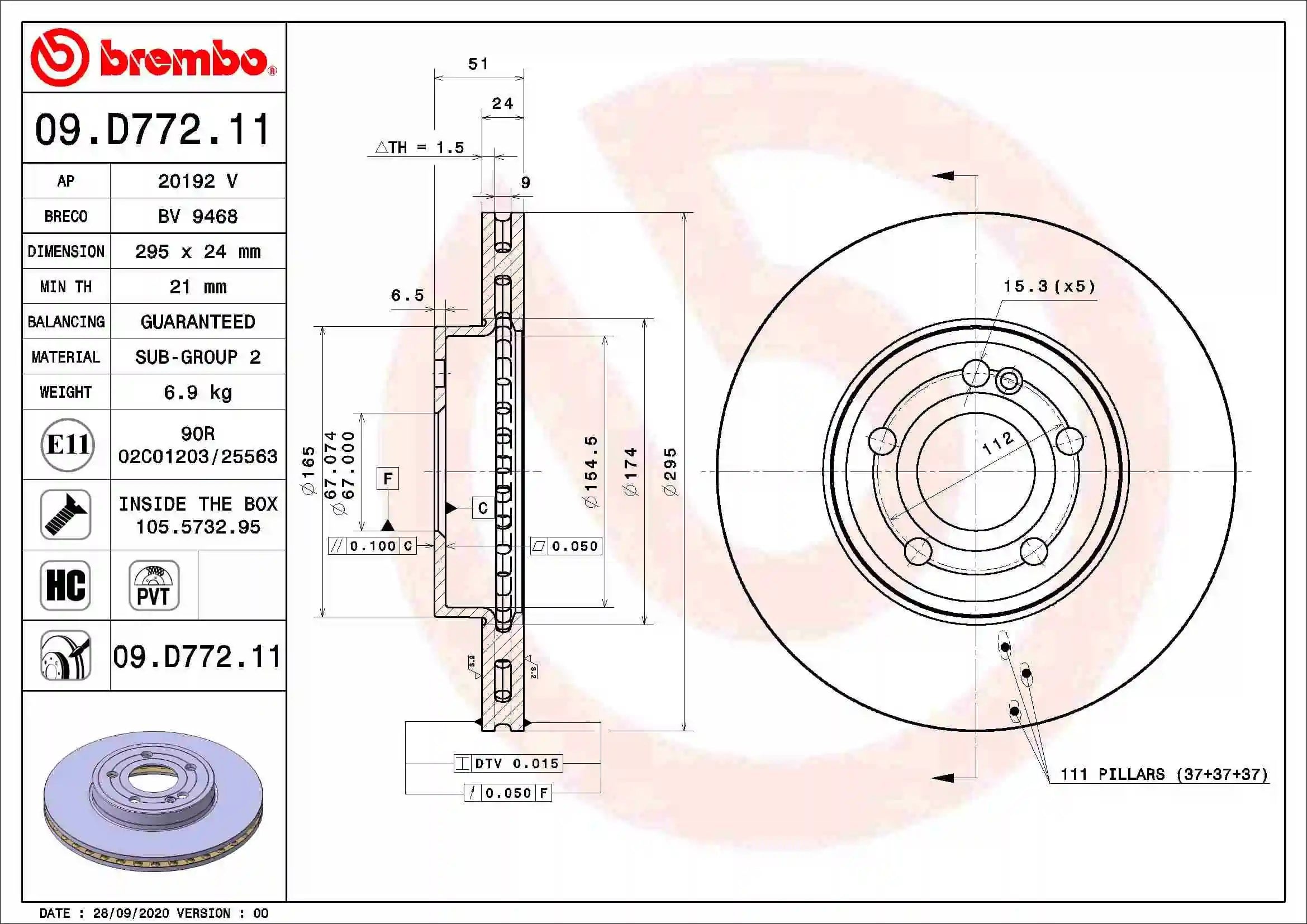 BREMBO 09D77211 Fren Diski 2474210312 uygun fiyat hızlı kargo