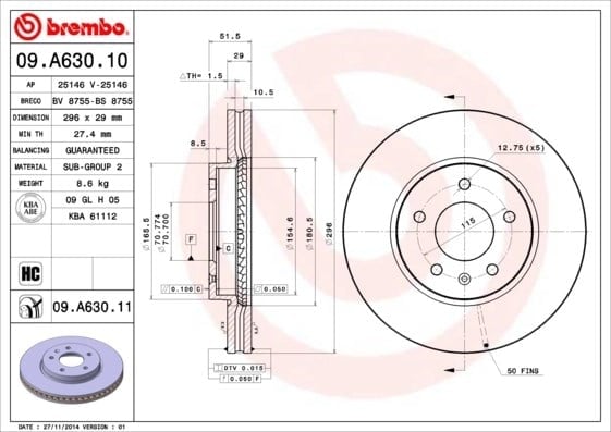 BREMBO 09A63010 Fren Diski 15837488 uygun fiyat hızlı kargo