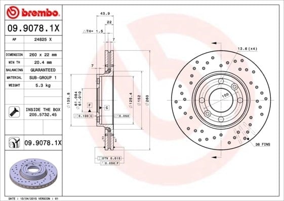 BREMBO 09 9078 1X Fren Diski 4020600Q1M uygun fiyat hızlı kargo
