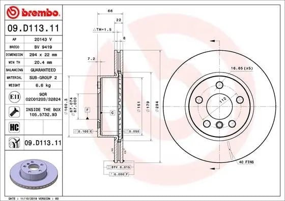 BREMBO 09D11311 Fren Diski 34106877211 uygun fiyat hızlı kargo