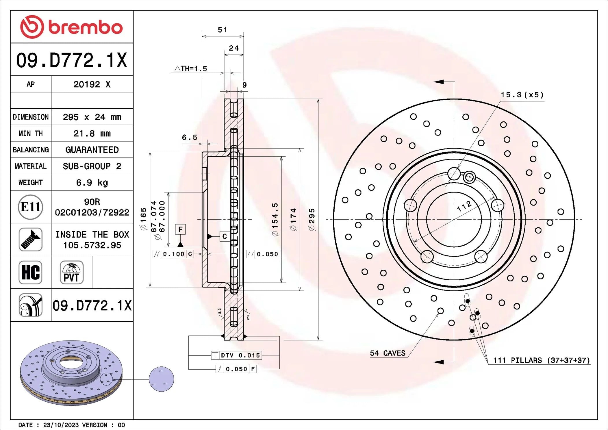 BREMBO 09D7721X Fren Diski 2474210312 uygun fiyat hızlı kargo